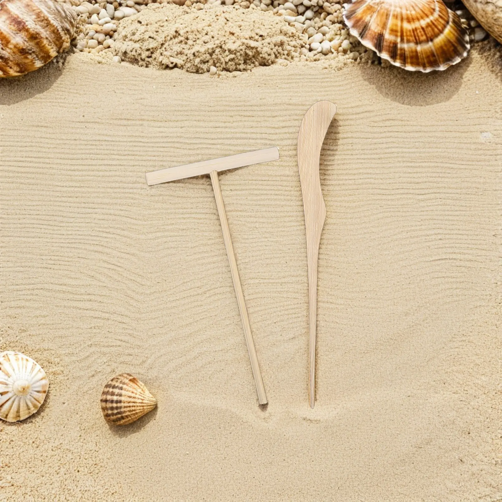5 Adet Mini Bambu Kum Bahçe Tı - Gardening Tools Drawing incelemesi ve fiyatı