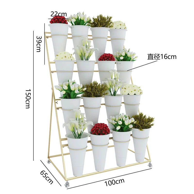 

display stand Multi-layer Iron bucket Flower shop Wedding