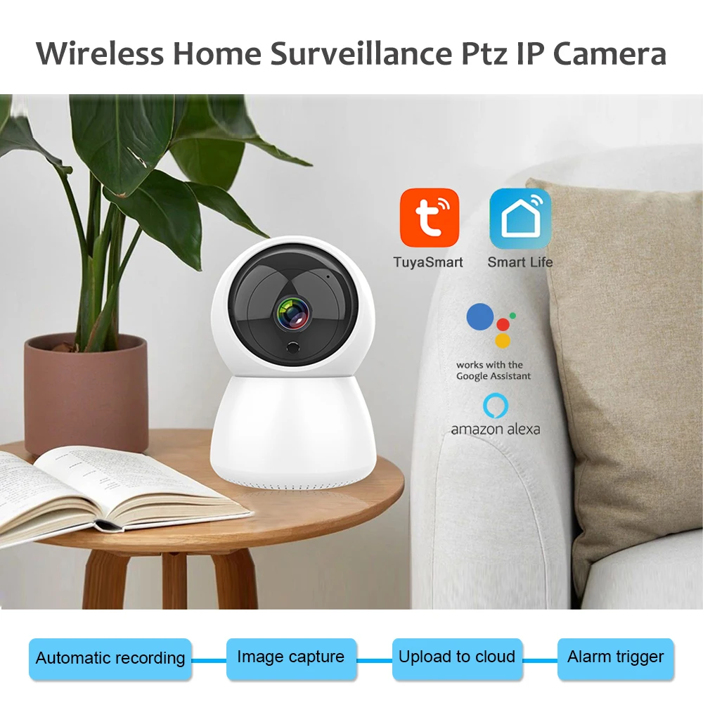 TAIBOAN 1080P HD WiFi Tuya Indoor Camera Baby Monitor Surveillance Night Vision IP Camera Home Security For Smart Life APP