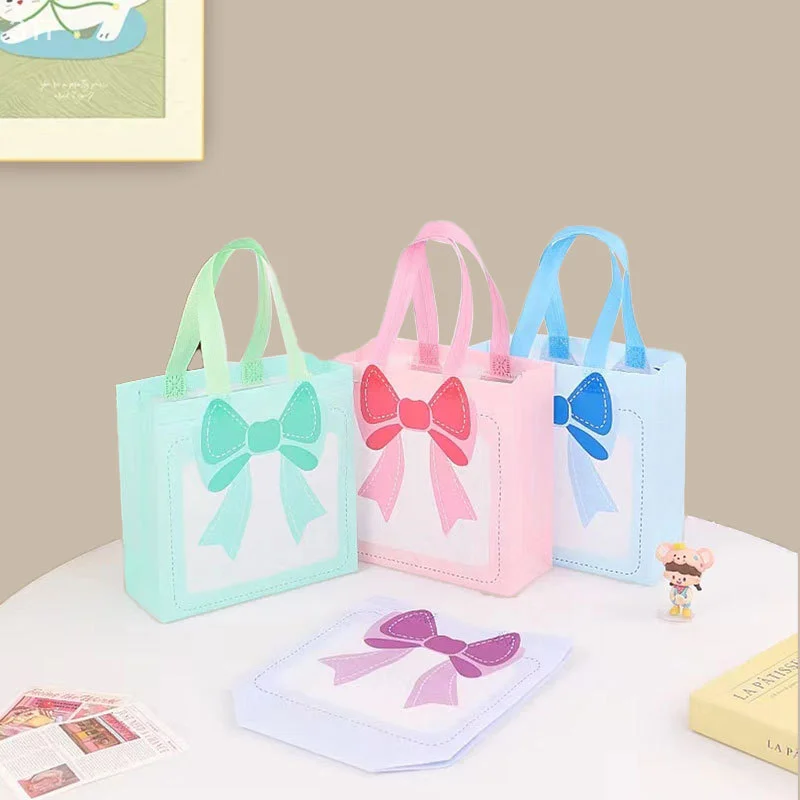 1 قطعة باليد غير حقيبة تسوق منسوجة شنطة هدايا لعيد ميلاد حفل زفاف في الهواء الطلق التخييم وجبة خفيفة تخزين الحلوى الكوكيز البسكويت