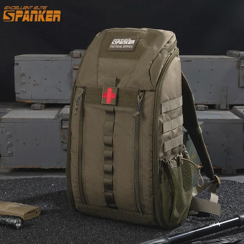 Excelente paquete de asalto médico versátil ELITE SPANKER, mochila táctica para exteriores, Camping, supervivencia, mochila de emergencia