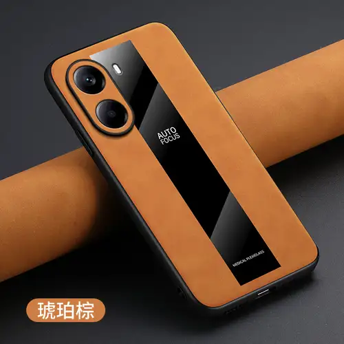 For Xiaomi Poco X7 Pro Case Luxury Leather Texture Carbon Fiber Pattern Sheepskin Skin Feel Bumper Back Cover For POCO X7 Pro - Image 6
