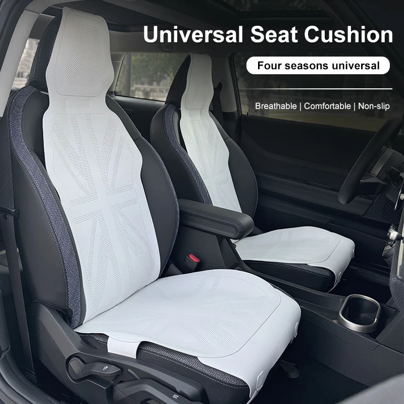 Universal Wildleder Stoff Auto Sitzkissen Für Mini Cooper F56 F60 F65 F66 U25 J01 J05 R56 R60 Sitzschutz Vier Saison Auto Abdeckung
