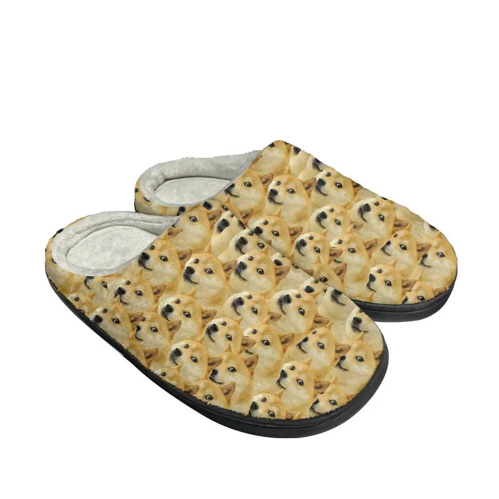 

Hot Doge Latest Fashion Cotton Custom Slippers Men Women Plush Sandals Casual Keep Warm Shoes Comfortable Thermal Slipper
