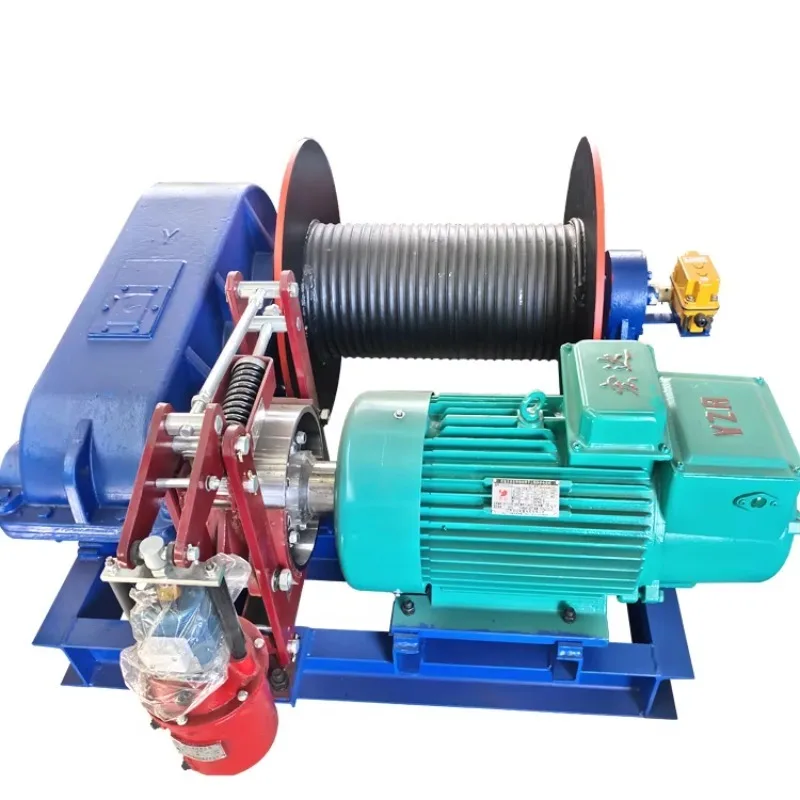 Factory Manufacture 1-100T Electric Winch with Limiter Can Stop Working Automatic