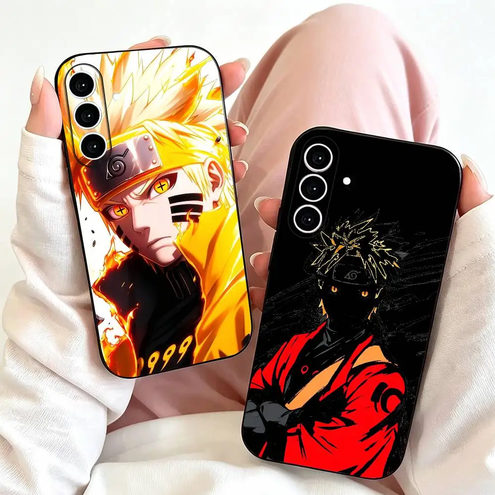 Anime role U-Uzumaki Phone Case For Samsung Galaxy A73,A72,A71,A70,A53,A52,A51,Soft Silicone Black Cover