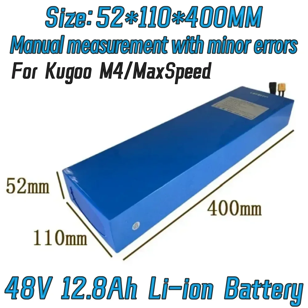 48V 13S4P 18650 For Kugoo M4/M4Pro/MaxSpeed 12800mAh battery pack electric scooter BMS board battery pack