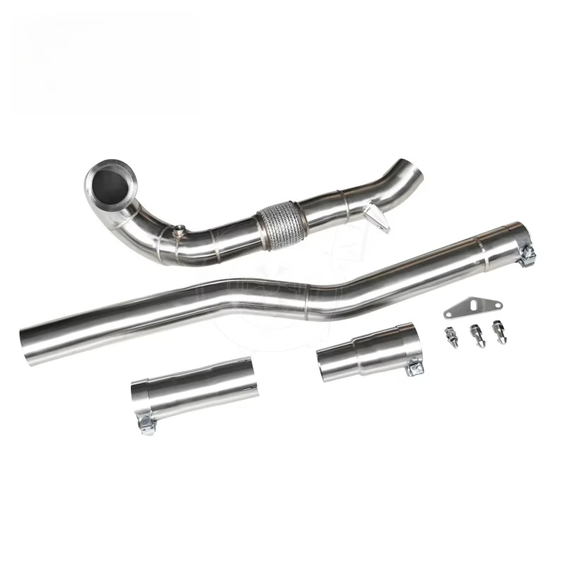 ماسورة عادم 3.5 بوصة لسيارة VW Golf Gti MK7 R 2.0L EA888 TSI A3 S3 8V تناسب LHD & RHD