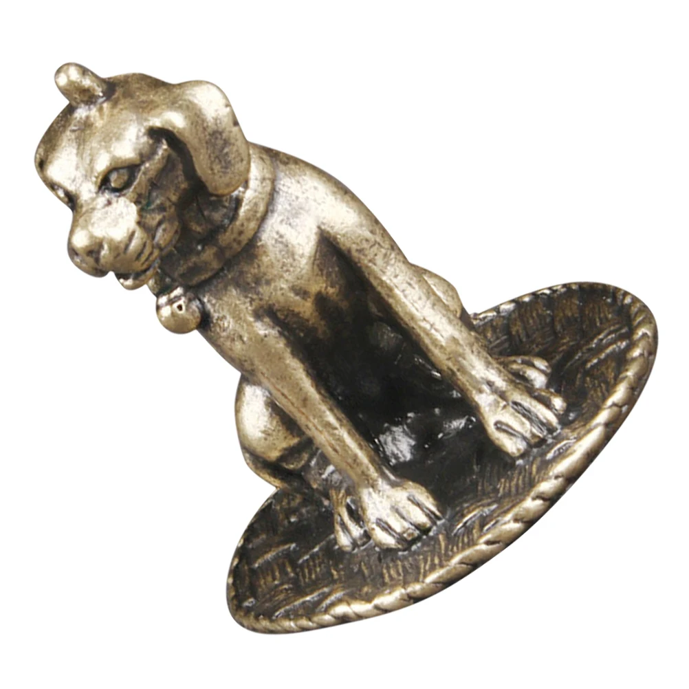 

Retro Brass Figurine Desktop Decor Statue Vintage Brass Statue Animal naments Miniature Home Accessories Sturdy Design