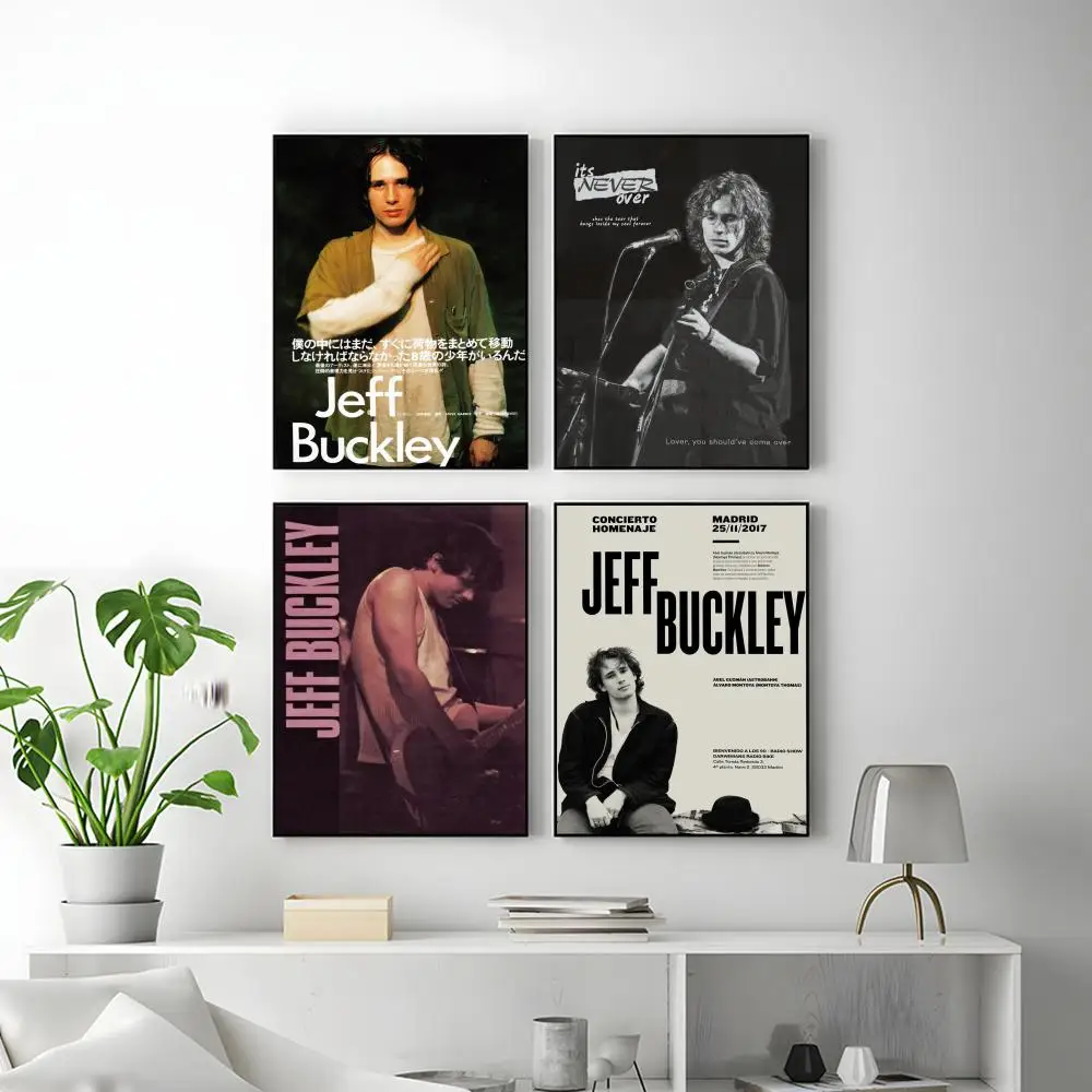POPULAR Jeff Buckleyed Poster HD Versatile Waterproof Wall Decor Self Adhesive Perfect for Any Room & Ideal Gift