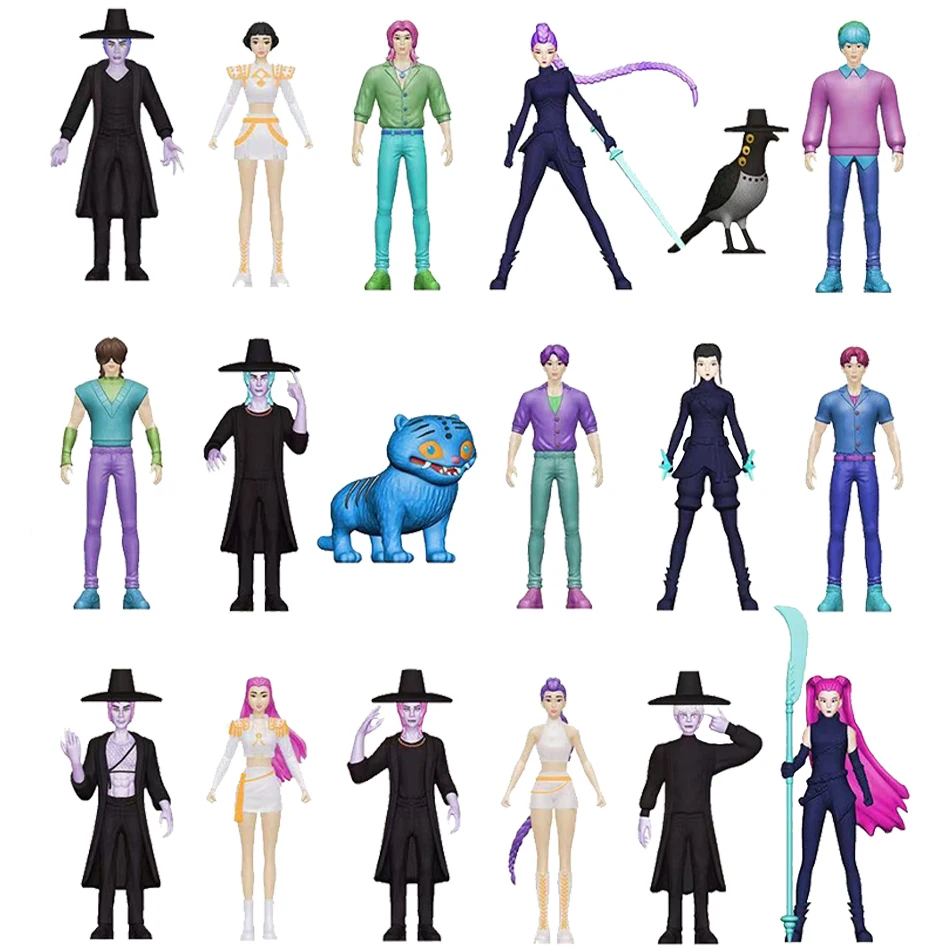 Kpop Demon Hunters Figure K Pop Demon Hunters Figures Huntrix Figures Toys Derpy Tiger Rumi Mira Zoey Sussy Figurine Ornaments