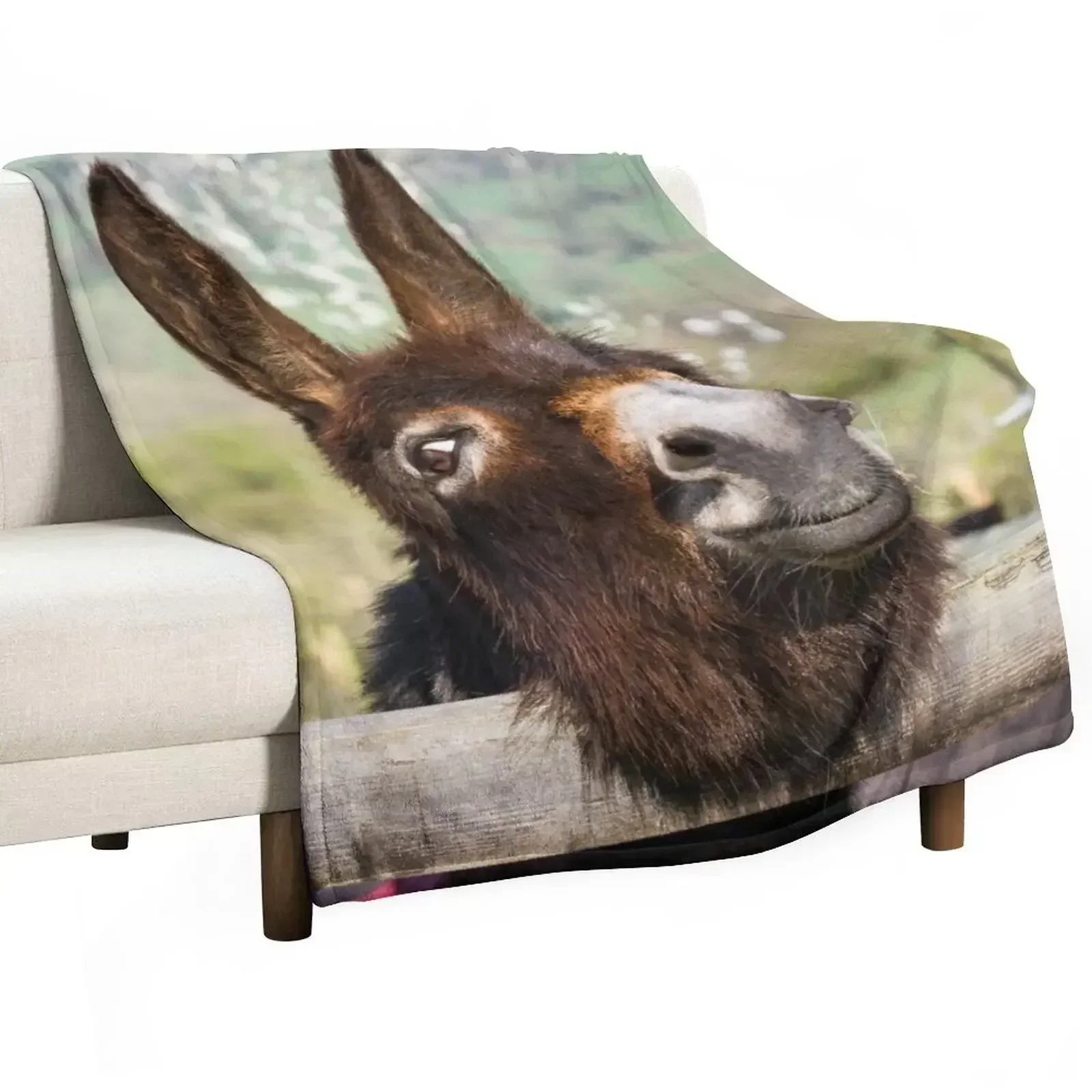 

Doc the Donkey Throw Blanket Blankets For Sofas Large Fashion Sofas Blankets