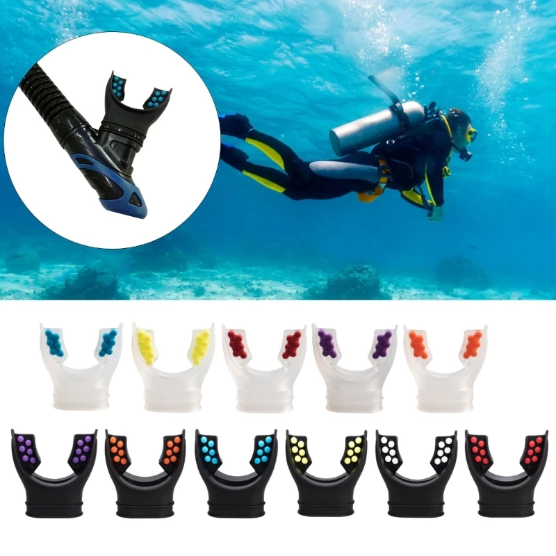 Soft Silicone Snorkel Mouthpiece Scuba Diving Snorkel Regulator Mouthpiece