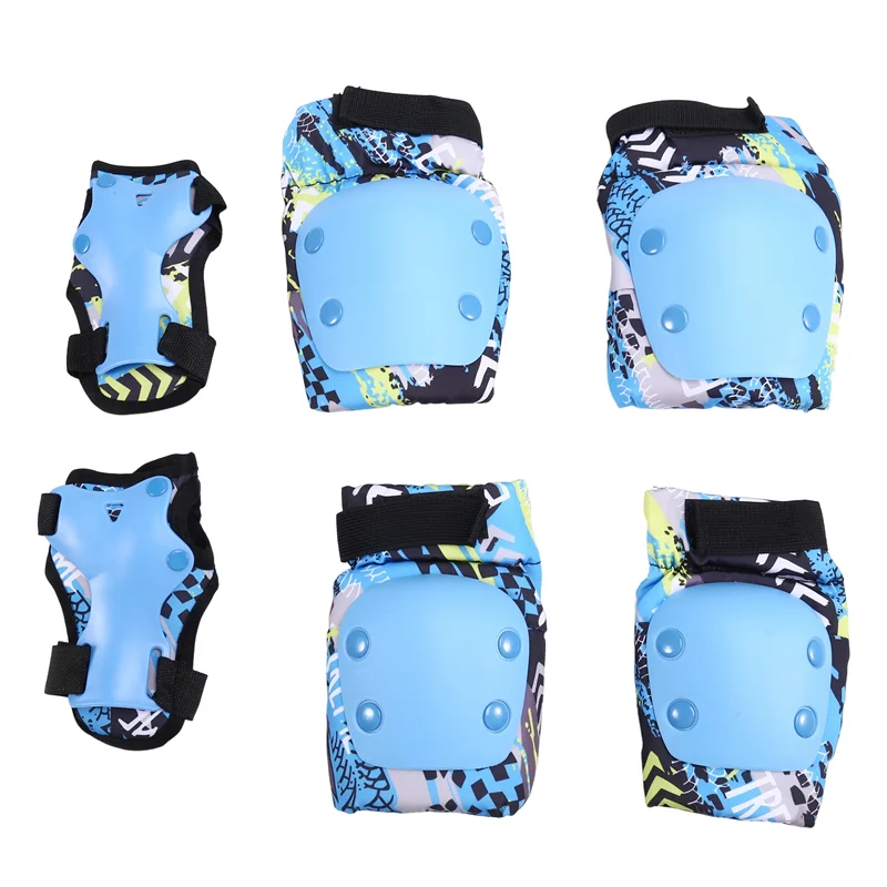 

Новый комплект защитного снаряжения для катания на роликовых коньках для детей, полное оборудование, скейтборд, роликовые коньки, балансировочный велосипед, наколенники