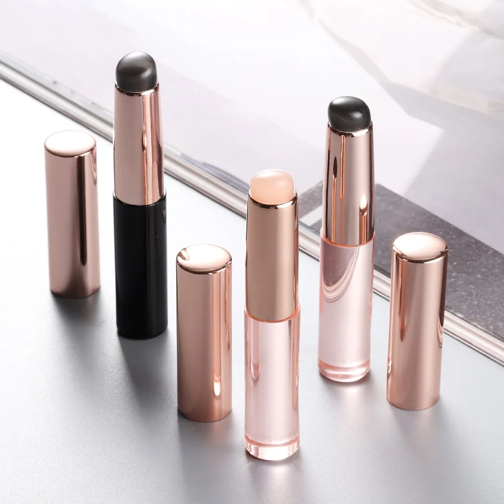 Multifunctionele Siliconen Lippenborstel Ronde Kop Lippenbalsem Lippenstift Concealer Borstel Lip Stick Zachte Vingertoppen Concealer Make-Up Tool