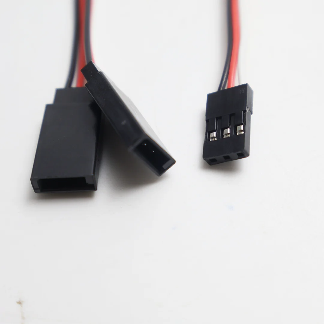 New 5PCS 100/150/200/300/500mm RC Servo Y Extension Cord Cable Lead Wire for RC Servo JR Futaba RC Airplane Helicopter Car