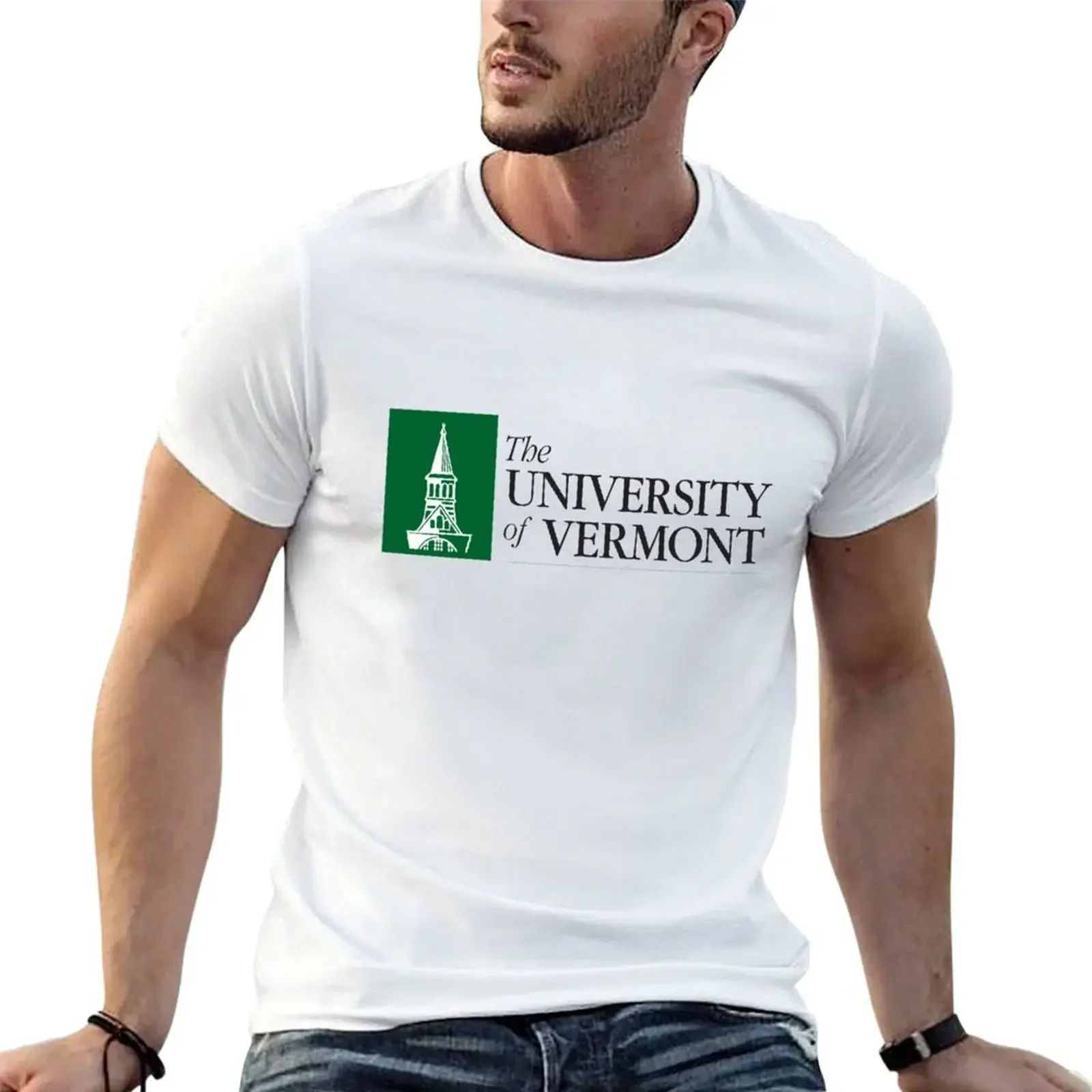 University of Vermont T-Shirt tops summer clothes kawaii clothes men t shirts high quality