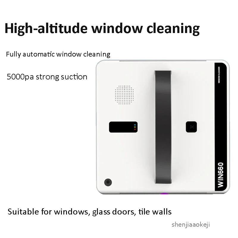 NF Window Vacuum Cleaner Smart window cleaning robot Remote Control High Suction Anti-Falling Washer Robot Sweeper 220V  75W