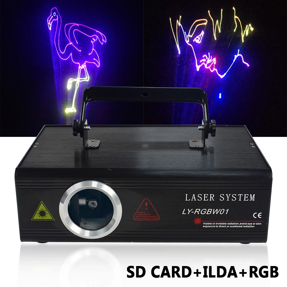 projetor laser animacao ilda luz de palco iluminacao disco party stage cartao sd para dj 500mw dmx512 rgb 01