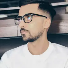 Vintage Square Eyeglasses Frame #3