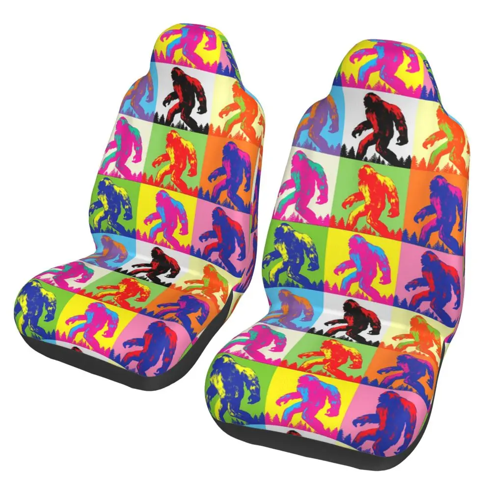 Bigfoot Returns Car Seat Cover 2PCS Protective Cover Suitable for All Vehicle Models SUVs, Trucks, Car Seat Protector