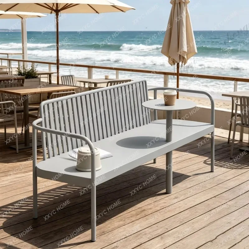 XXleisure chair with small table board Terrace courtyard Waterproof and sun protection Sales department Waiting rest chair