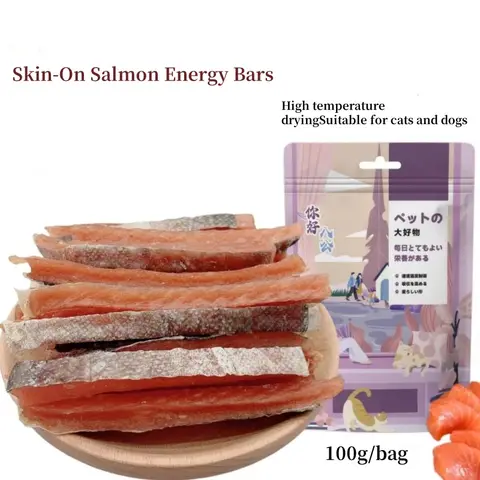 개 간식 애완 동물 치료 개 고양이 치료 치아 연삭 스틱, 육포 개 닭 가슴 슬라이스, 연어 개 치료 강아지 사료