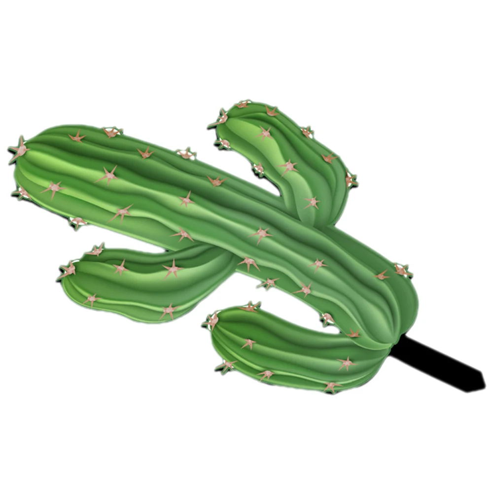

Acrylic Yard Garden Decorative Cactus Stake Sturdy Lightweight Lawn Ornament Outdoor Ground Insert Decor Garden Stake Sign