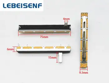 1 Uds 10KD fader Behringer 7,5 CM 75MM mezclador de bolsa del tesoro Soundcraft FOLIO-4 D10KX2 potenciómetro doble de 2 canales D103