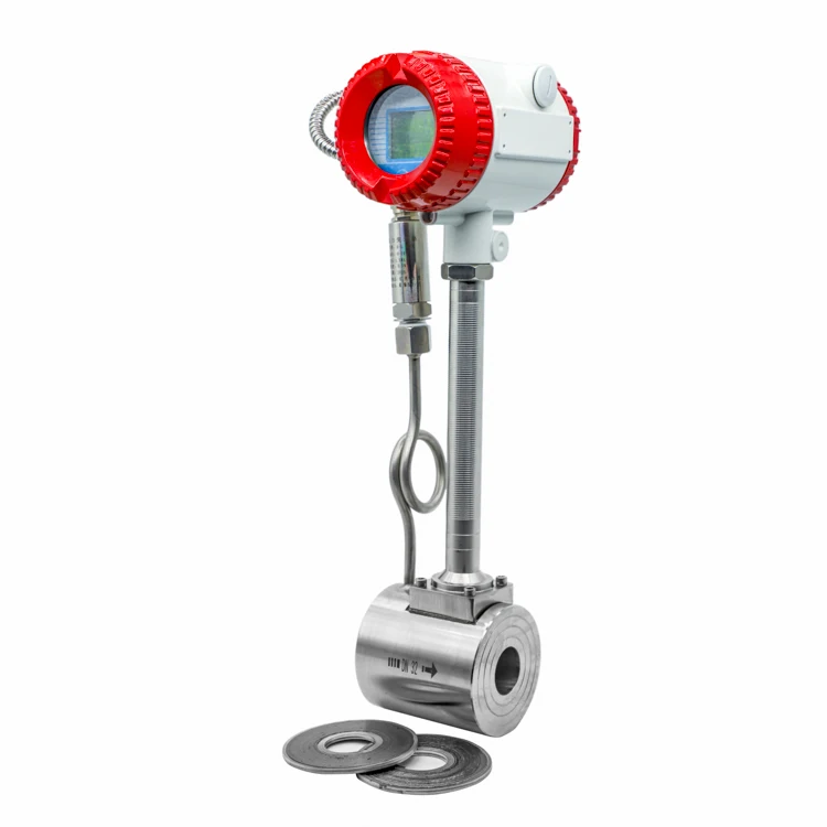 

Clamp Flow Meter 4-20ma Signal Vortex Shedding Flow Meter Steam