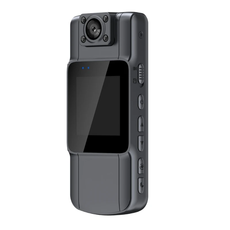 High-defination 1080P Wearable Camera 1000mAh Battery Back Clip Video Camcorders