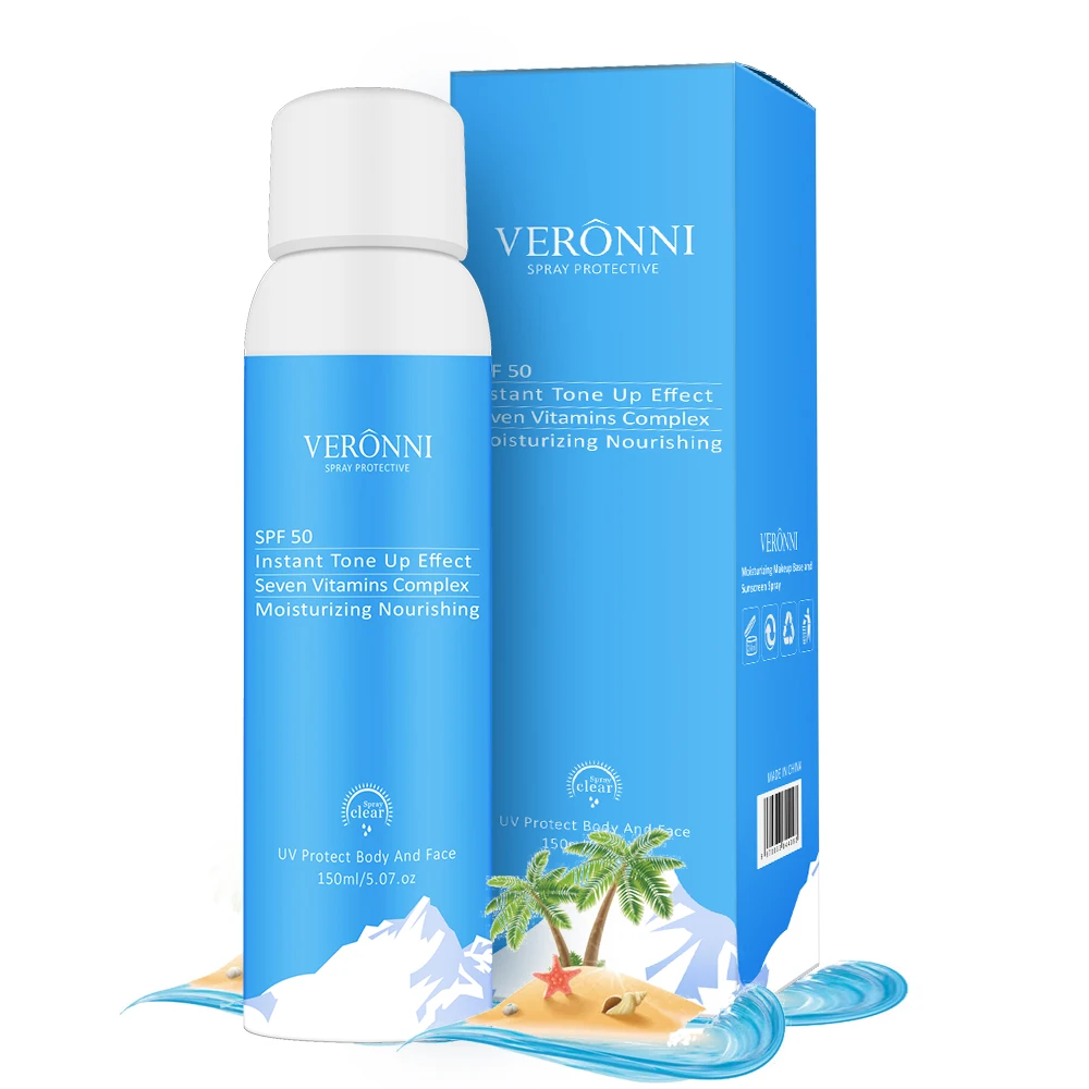 

150ml summer sunscreen isolation cream waterproof and sweat-proof refreshing non-greasy sunscreen spray moisturizing