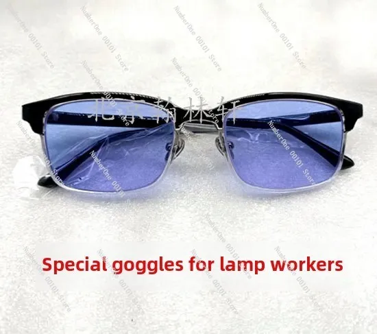 Lamp worker, glass protective goggles, fire viewing glasses, neodymium-praseodymium sodium