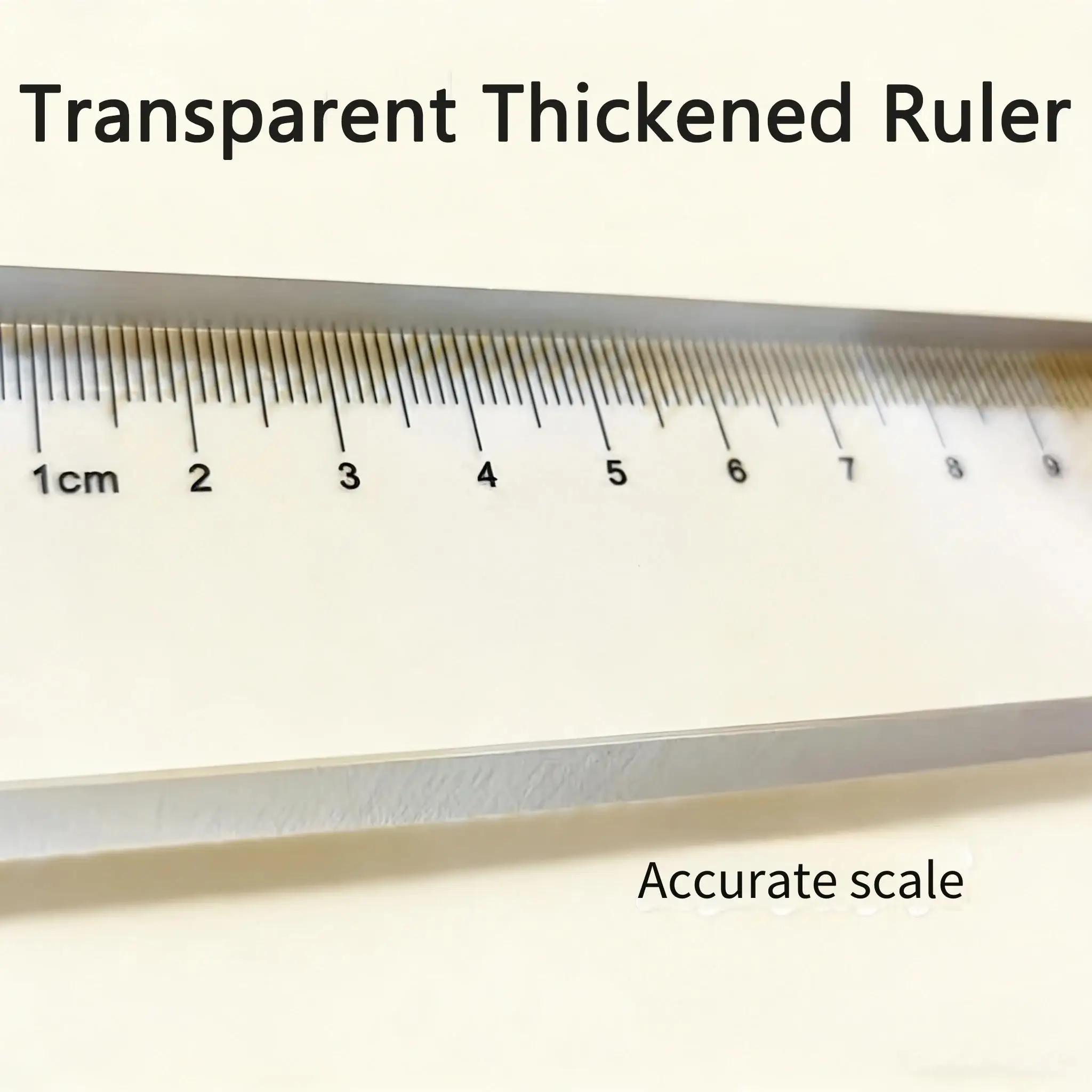 Multi-Function Paperweight Ruler - 50cm Thick Acrylic Cutting Grid for Graphic Design, Calligraphy & Craft