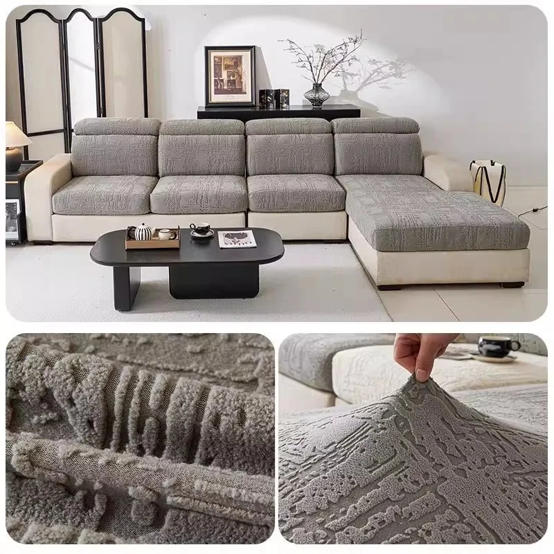 Anti-slip Universal Sofa Cover L Shaped Corner Couch Cushion Covers Sectional Sofa Slipcovers Dustproof Chaise Lounge Protector