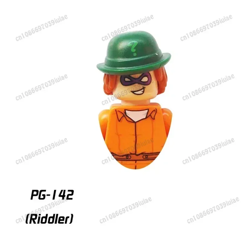 PG8042 Super Hero Batman Clown Robin Riddler Bruce Wayne Cartoon Character building block Boy Birthday Present PG140 PG146