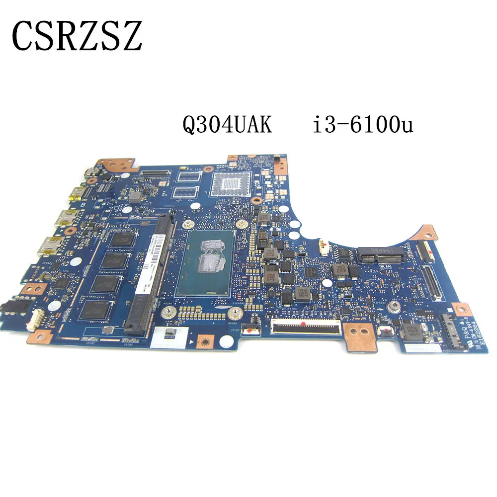 

For ASUS Laptop motherboard Q304UAK Mainboard REV 2.0 Processor i3-6100u