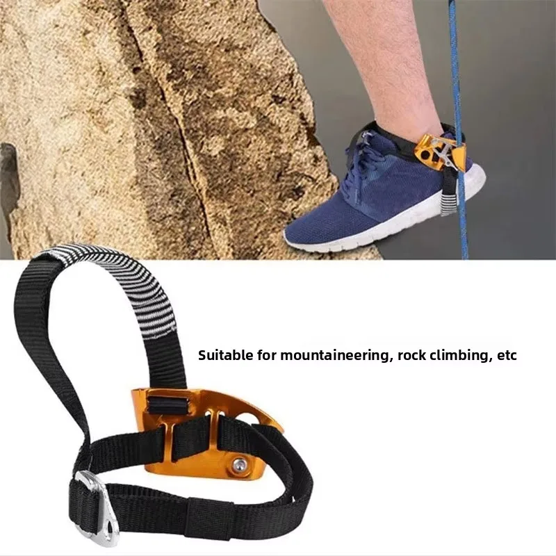 Rock Climbing Cavern Exploration Right Foot Lift Ascender Outdoor Mountaineering Foot Ascend Equipment