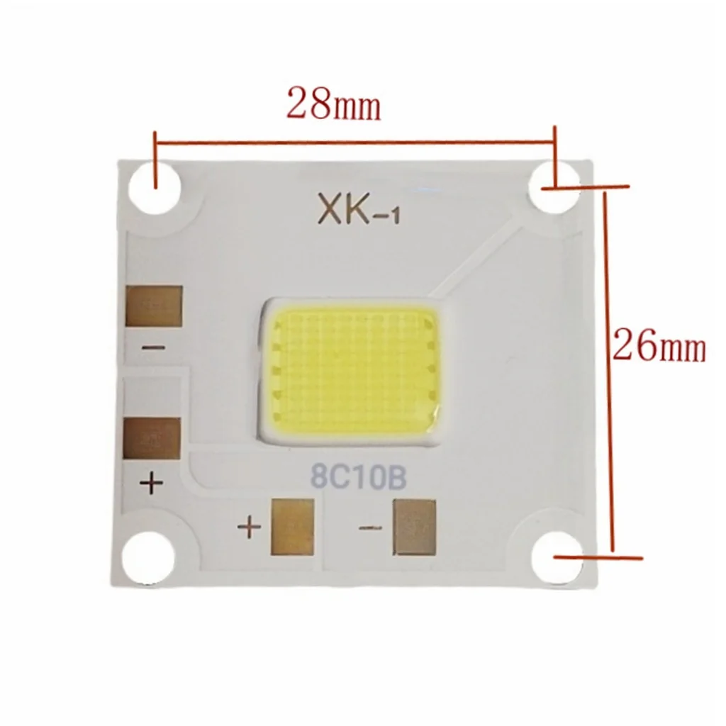 

Projector LED Light Source Bulb White Lighting High Brightness Lamp 8C10B 8S10P 80PC Chips DIY Repair Video Projection Parts