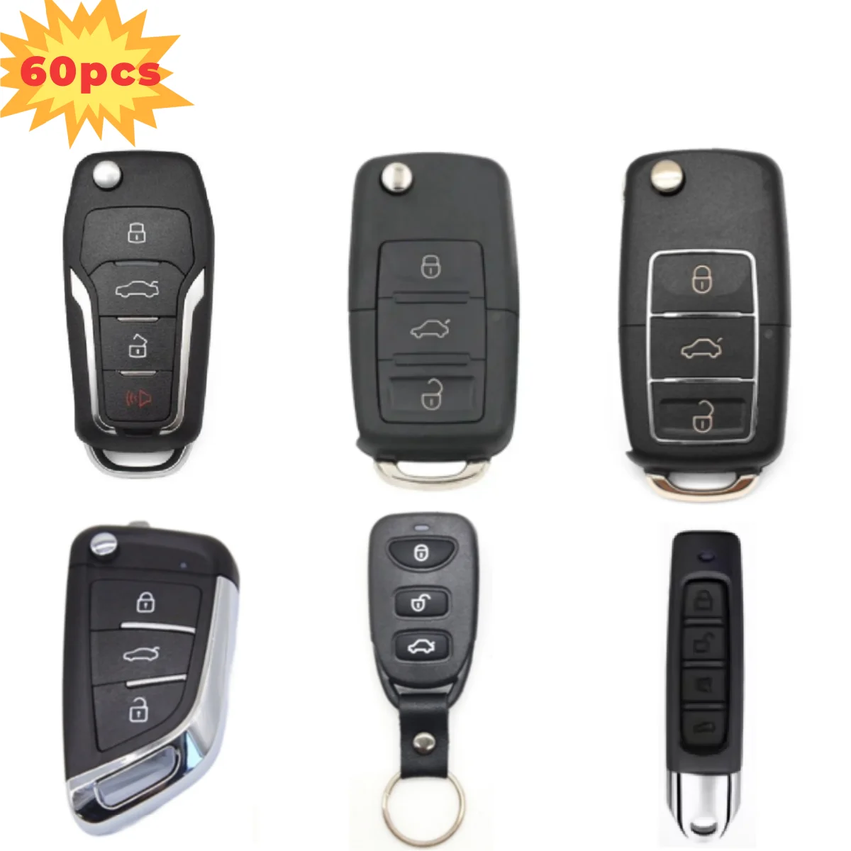 

Foyum TY200 Key Device Universal Car Remote Control 60pcs remote control 10pcs Each One Type