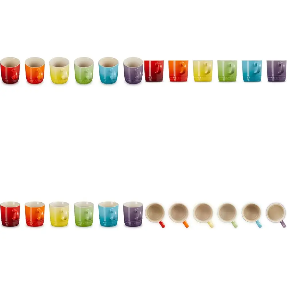 

Набор кружек для эспрессо LE CREUSET из 6 предметов Rainbow Stoneware, 100 мл