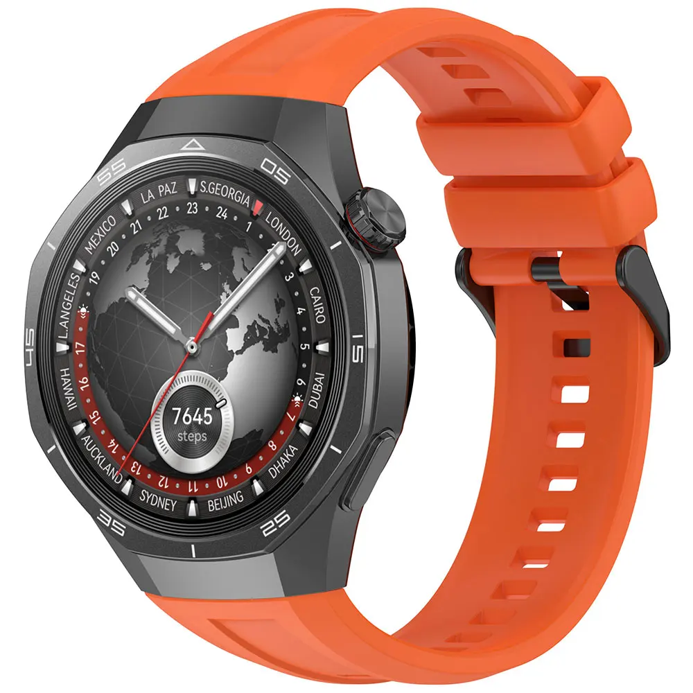 Pulseira de silicone para huawei relógio gt5 pro 46mm pulseira para huawei relógio gt5 pro 46mm pulseira smartwatch acessórios