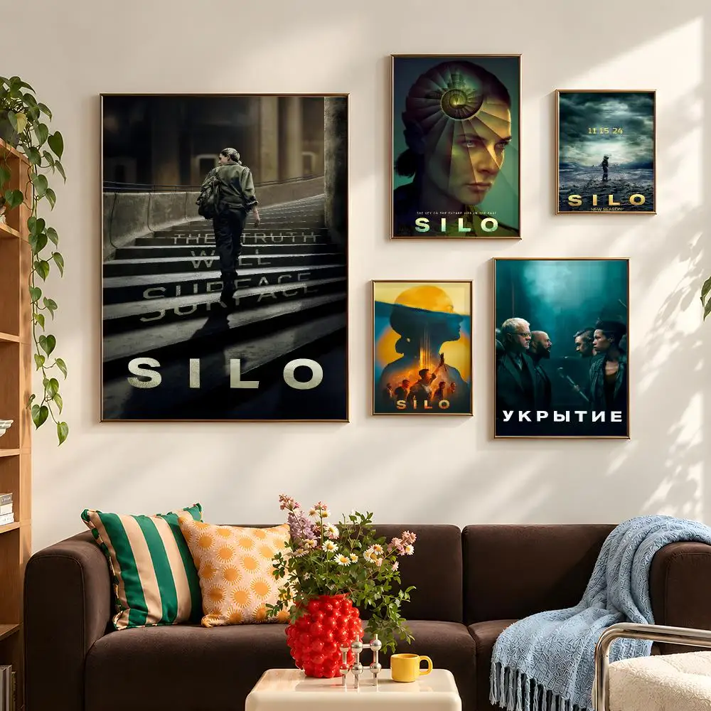 TV Silo Wool Series Poster Self Adhesive PP Wall Art HD Gaming Room Bedroom Living Room Decor Apartment Gift