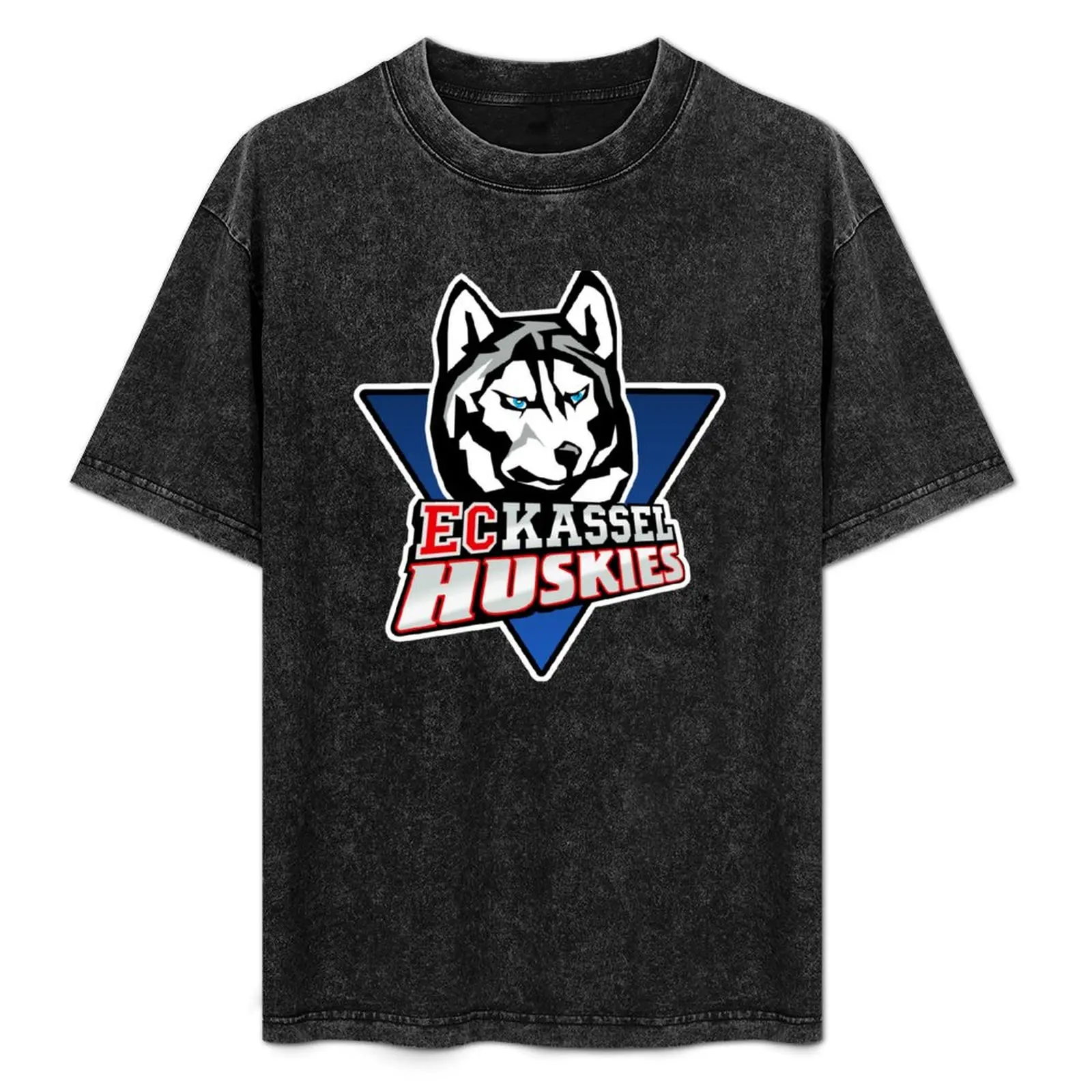 Camiseta de hockey Kassel Huskies, camiseta informal de manga corta con diseño sencillo