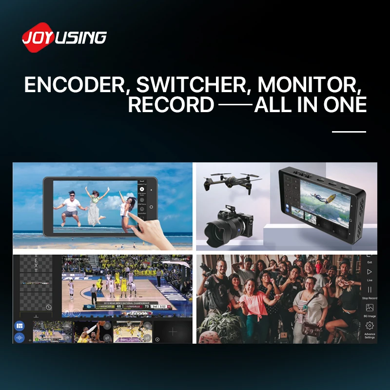 

4K Joyusing V360 Recorder 6" TouchScreen Switcher Live Streaming Equipment