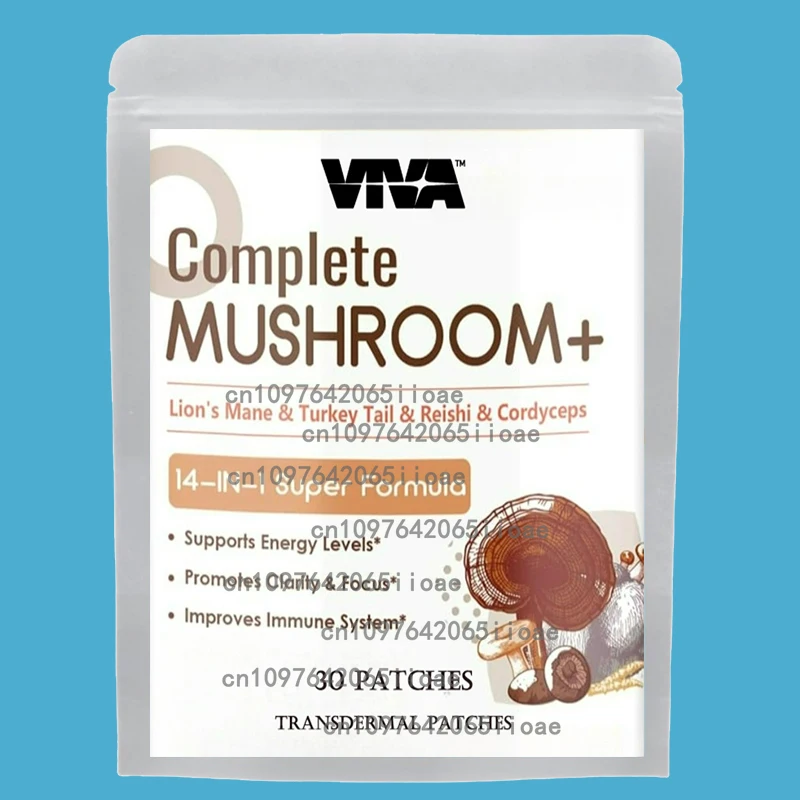 

Грибовидный комплекс Прозрачные пластыри Левы Гривы, Рейши и Кордицепс для памяти Натуральная энергия Снятие стресса 30 пластырей