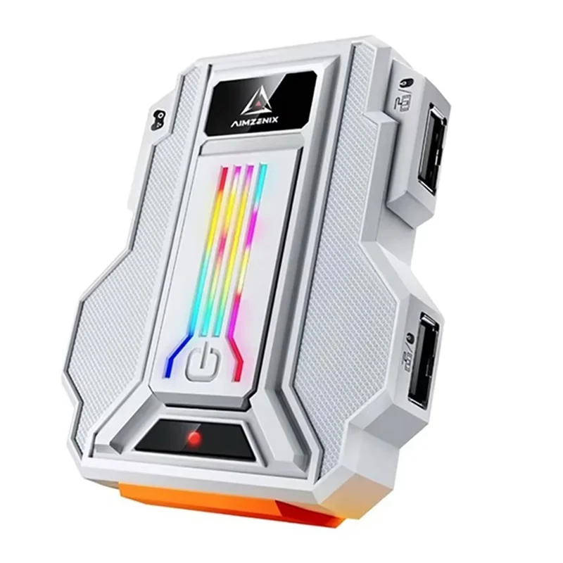 محول ماوس فائق AIMZENIX لجهاز PS4 Striker Pro لـ PS4/3، ONE، X360، XSS، XSX، N-Switch، لسماعات الرأس 3.5 مم