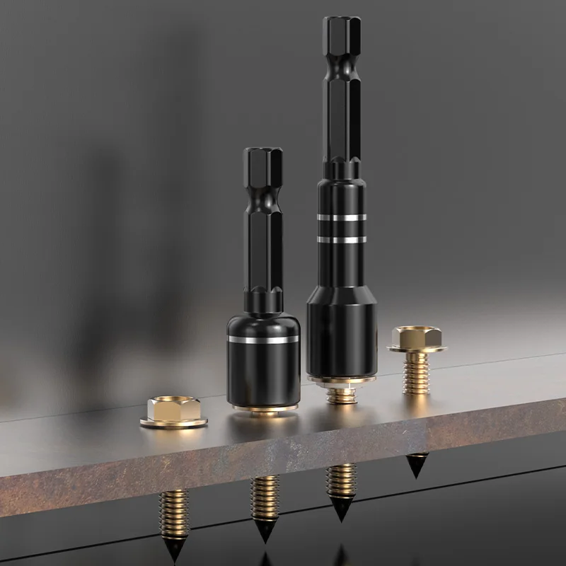 Magnetic Socket Set CR-V Steel Magnetic Nut Screwdriver Socket Bits For Power Drills Hex Shank Driver/Adapter Socket Wrench Tool