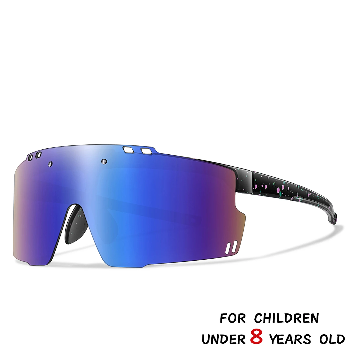 3-8 Jahre alte Kinder Outdoor-Sonnenbrille Kinder Jungen Mädchen Fahrradbrille UV400 Jugend Sport Baseball Camping MTB Fahrradbrille