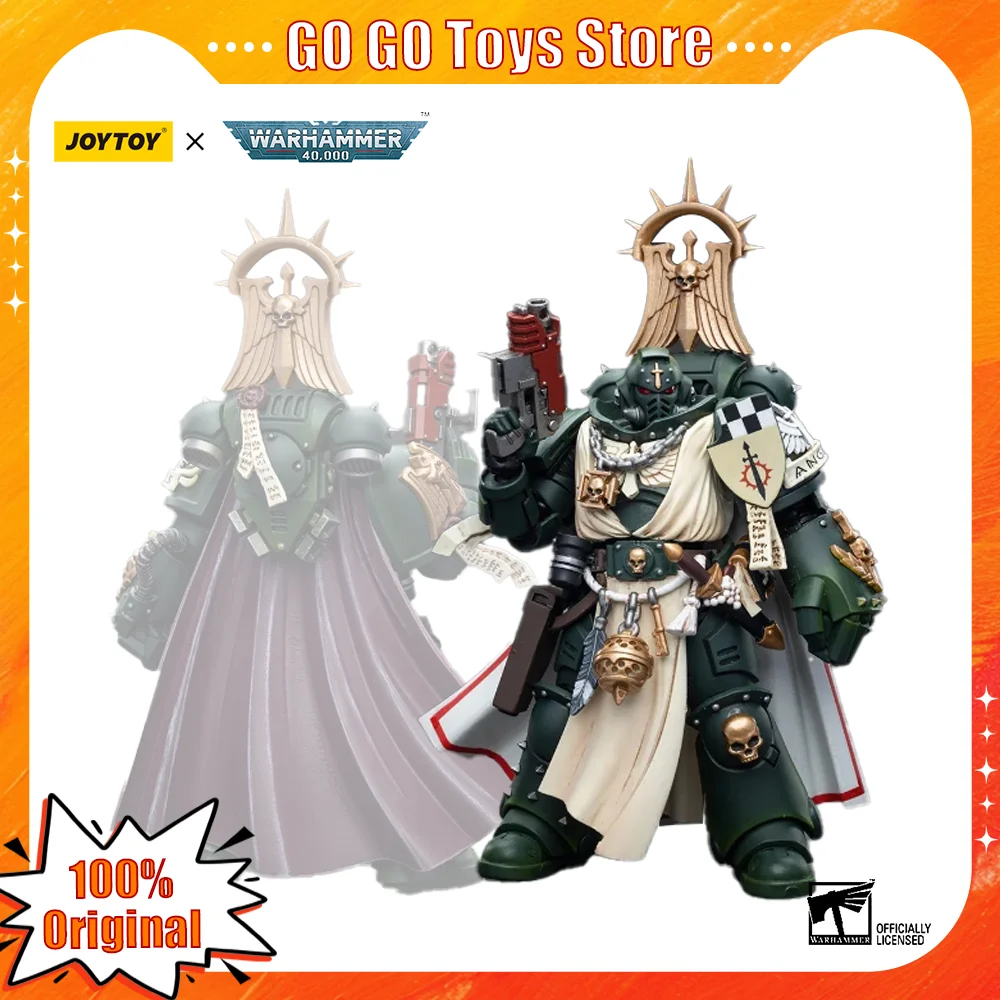 

[Pre-sale]JOYTOY Warhammer40k Action Figure Dark Angels Master with Power Fist Joint Movable Model Collection Desktop Decor Gift